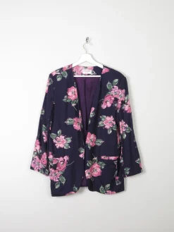 Women's Summer Floral Vintage Jacket M