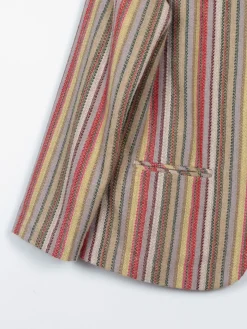 Women's Tweed Striped Vintage Bolero Jacket S/M