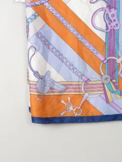 Women's Vibrant Silk Printed Scarf