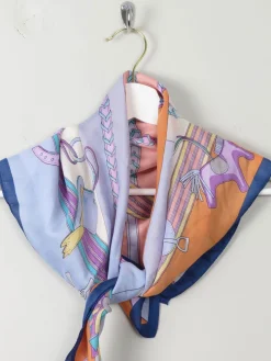 Women's Vibrant Silk Printed Scarf