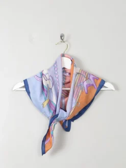 Women's Vibrant Silk Printed Scarf