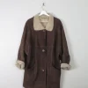 Women's Vintage 3/4 Length Shearling Coat M/L