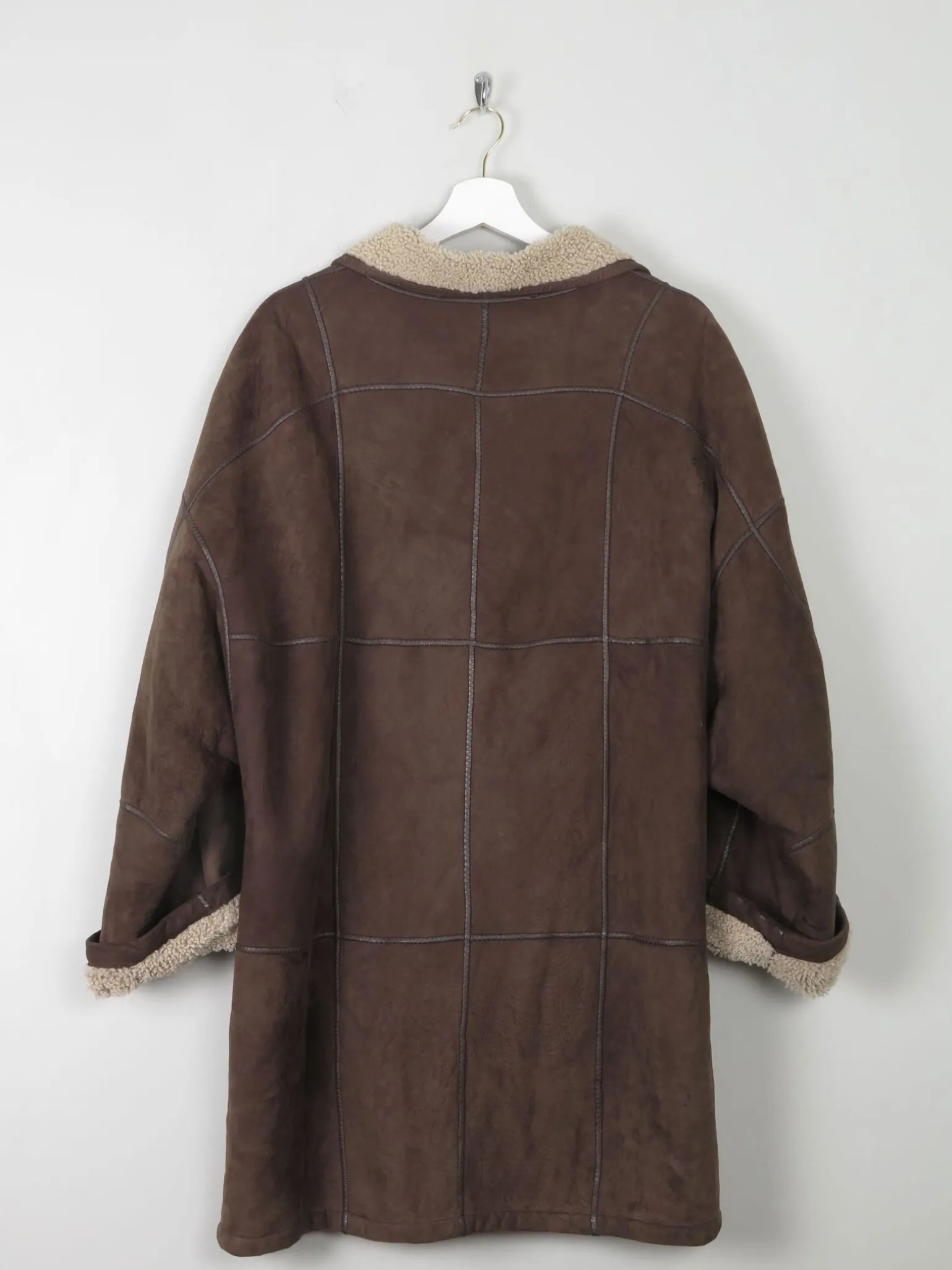 Women's Vintage 3/4 Length Shearling Coat M/L