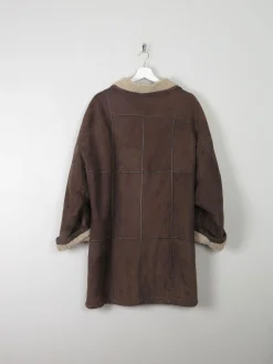 Women's Vintage 3/4 Length Shearling Coat M/L
