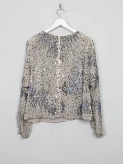 Women's Vintage Beaded Top S/M