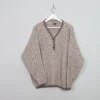 Women's Vintage Biscuit Wool Jumper L/XL