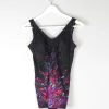 Women’s Vintage Black & Printed Swimsuit S/M