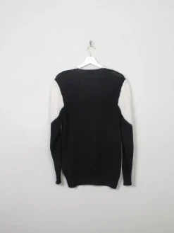 Women's Vintage Black & White Jumper M/L