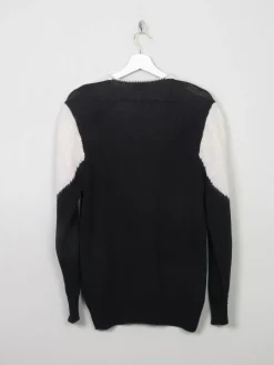 Women's Vintage Black & White Jumper M/L