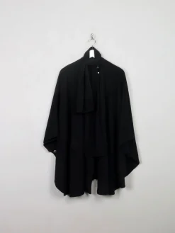 Women’s  Vintage Black Avoca Cape One Size
