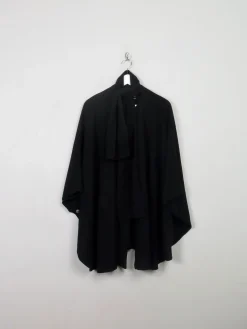 Women’s  Vintage Black Avoca Cape One Size