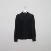 Women's Vintage Black Blouse S/M