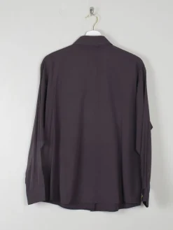 Women's Vintage Black Blouse With Gold Motif S/M