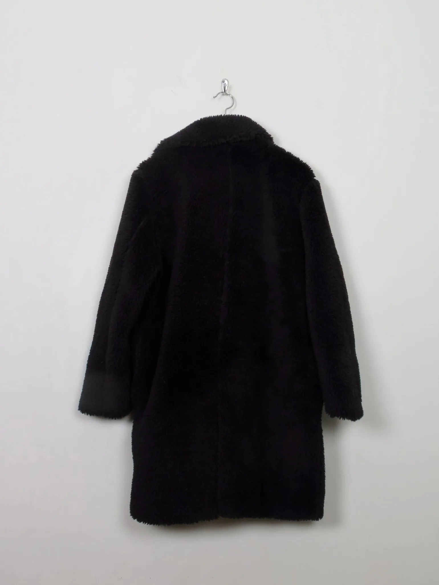Women's Vintage Black Chenille Velvet Short Coat M/L