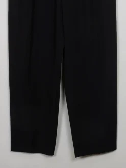 Women's Vintage Black High Waited Trousers 30