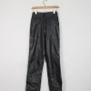 Women’s Vintage Black Leather Trousers 8