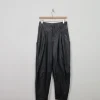 Women's Vintage Black Leather Trousers 30" W