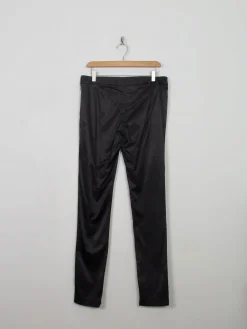 Women's Vintage Black Malene Birger Satin Trousers 31W