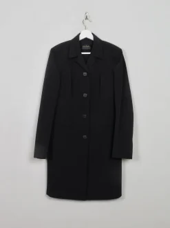Women's Vintage Black 90s Light Coat S