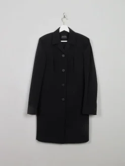 Women's Vintage Black 90s Light Coat S