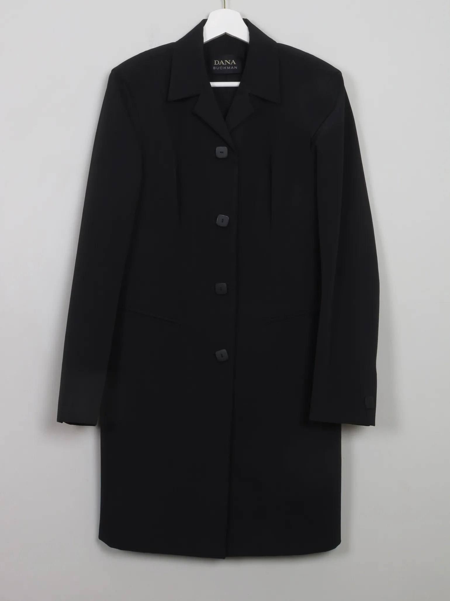 Women's Vintage Black 90s Light Coat S