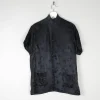 Women’s Vintage Black Silk Chinese Mandarin Top L