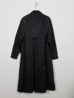 Women's Vintage Black Swing Opera Coat S/M