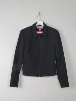 Women's Vintage Black Tailored Jacket Warehouse S