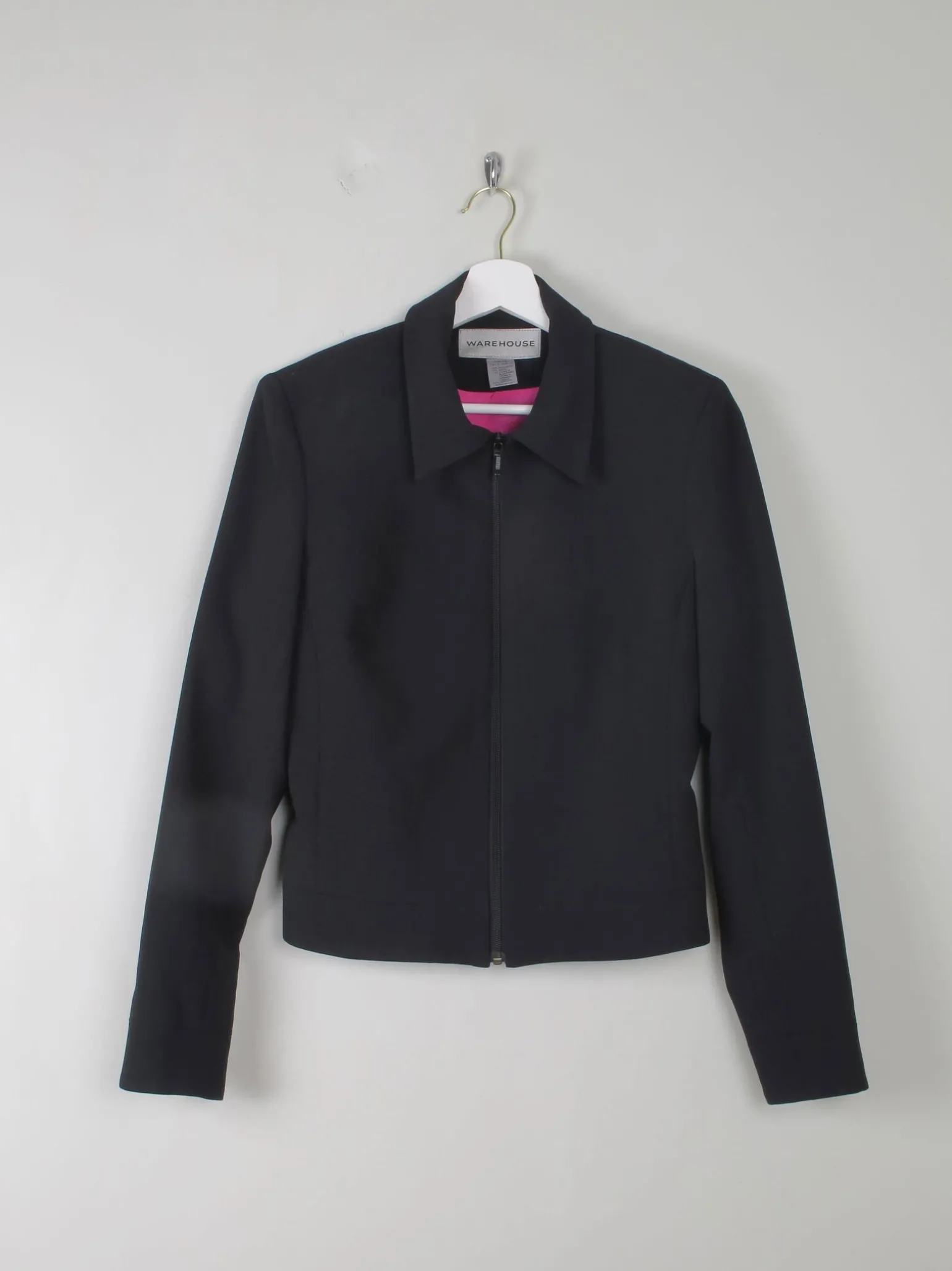 Women's Vintage Black Tailored Jacket Warehouse S