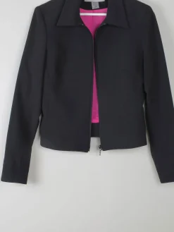 Women's Vintage Black Tailored Jacket Warehouse S
