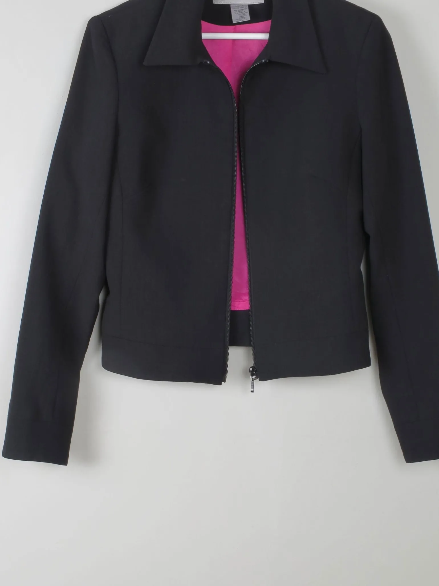 Women's Vintage Black Tailored Jacket Warehouse S