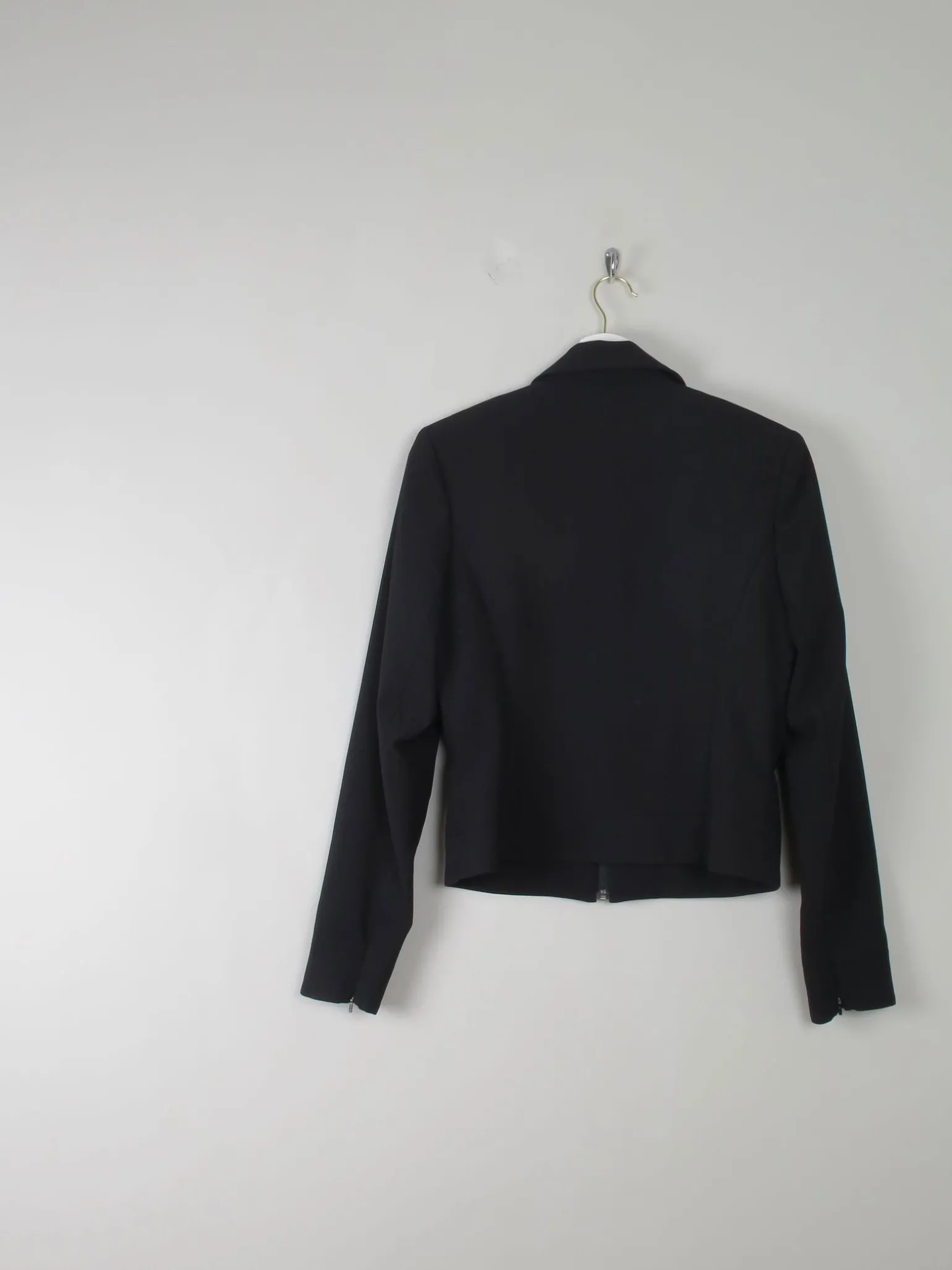 Women's Vintage Black Tailored Jacket Warehouse S