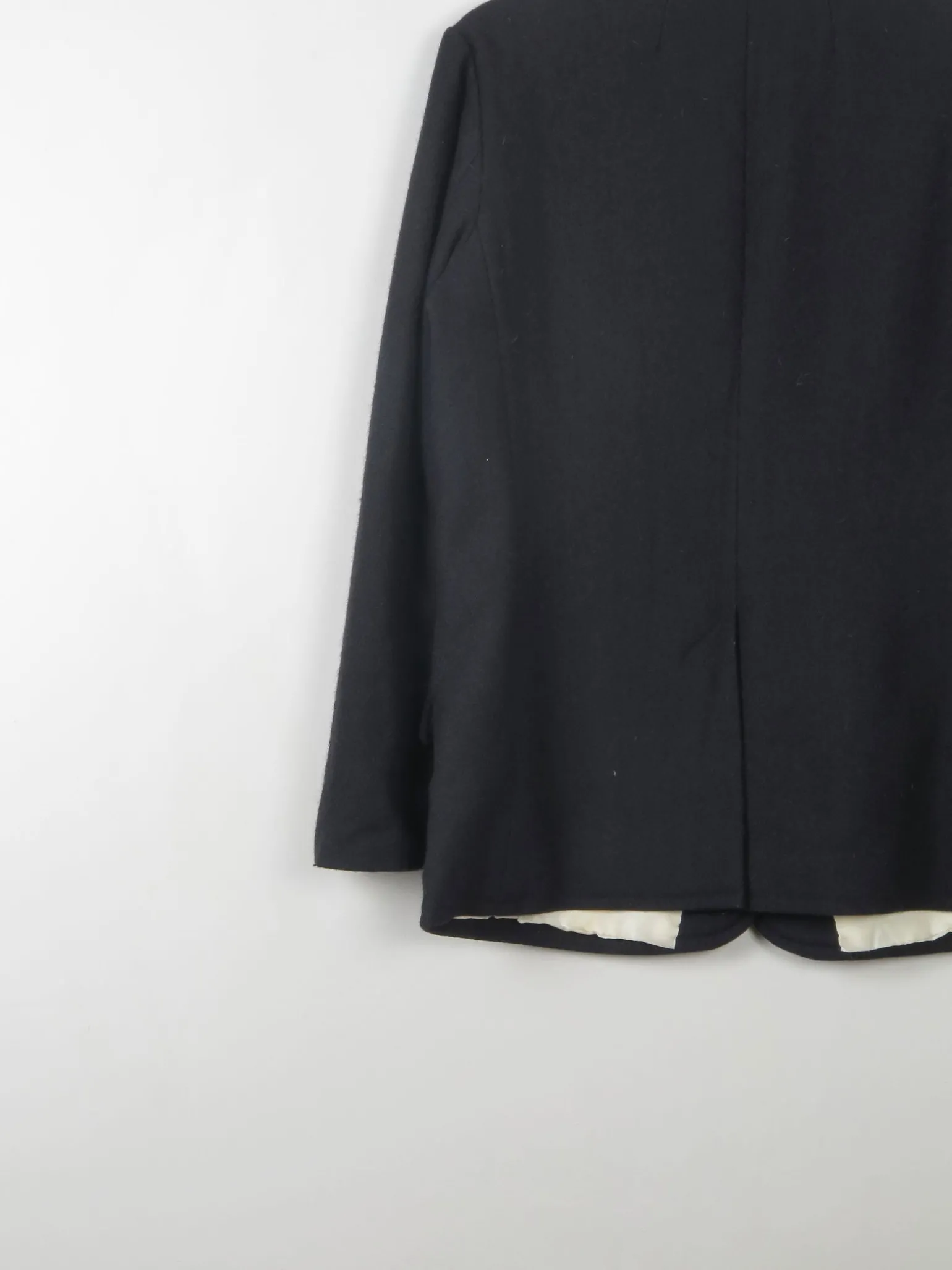 Women's Vintage Black Tweed Jacket 12