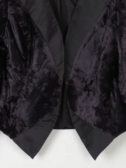 Women’s Vintage Black Velvet Bolero Jacket S