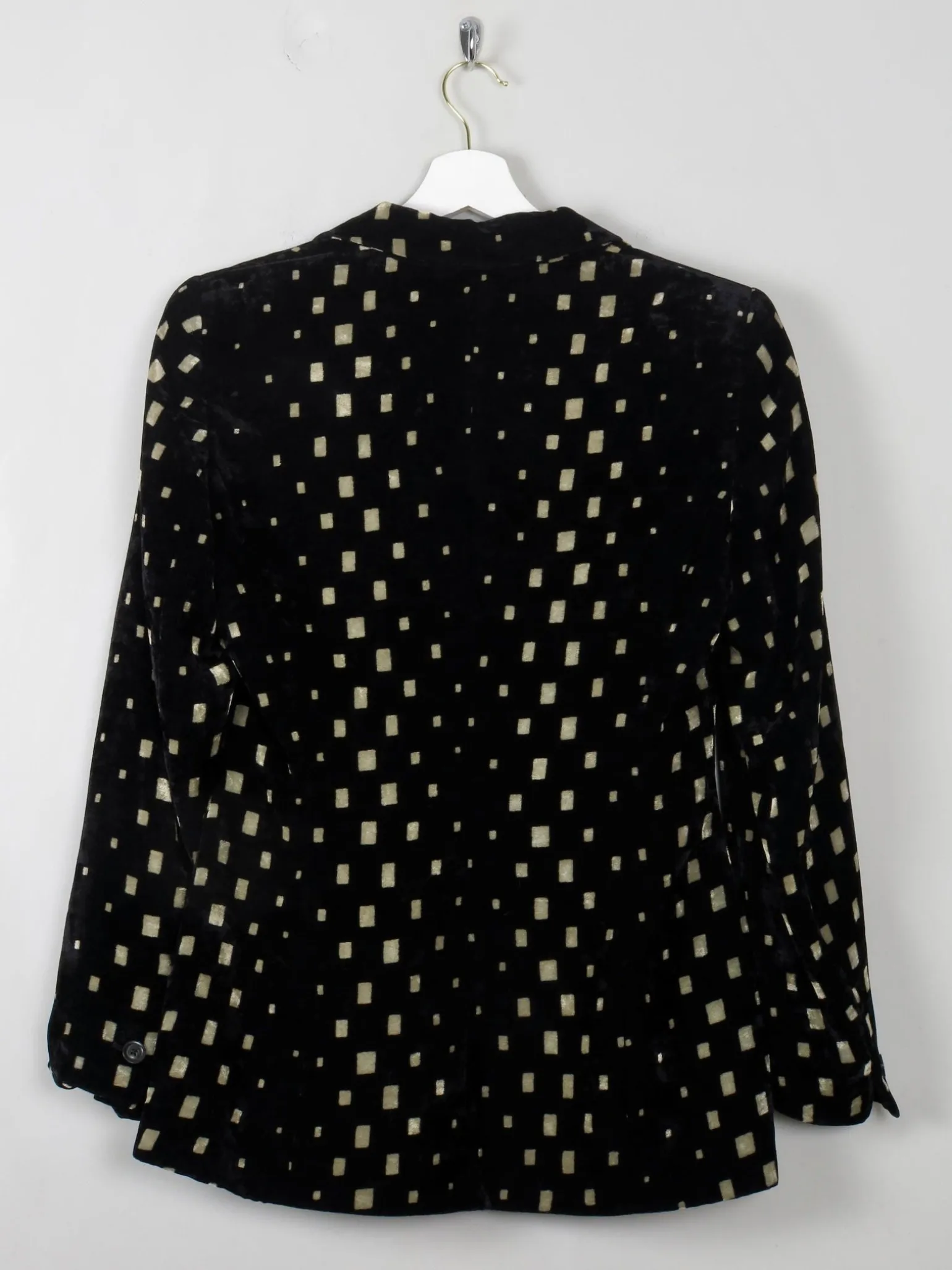 Women's Vintage Black Velvet Jacket Laurel S