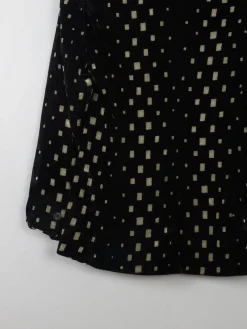 Women's Vintage Black Velvet Jacket Laurel S