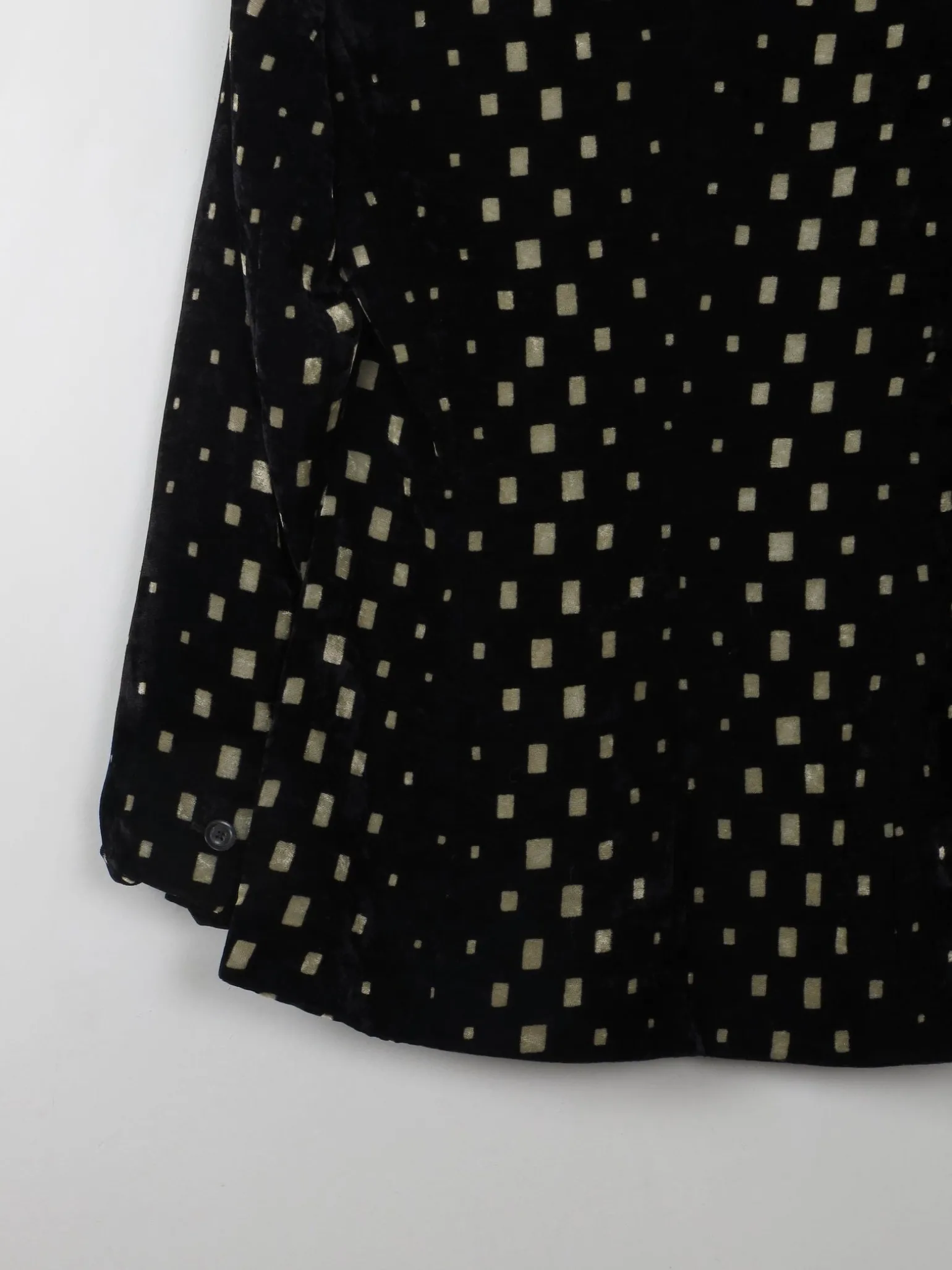 Women's Vintage Black Velvet Jacket Laurel S