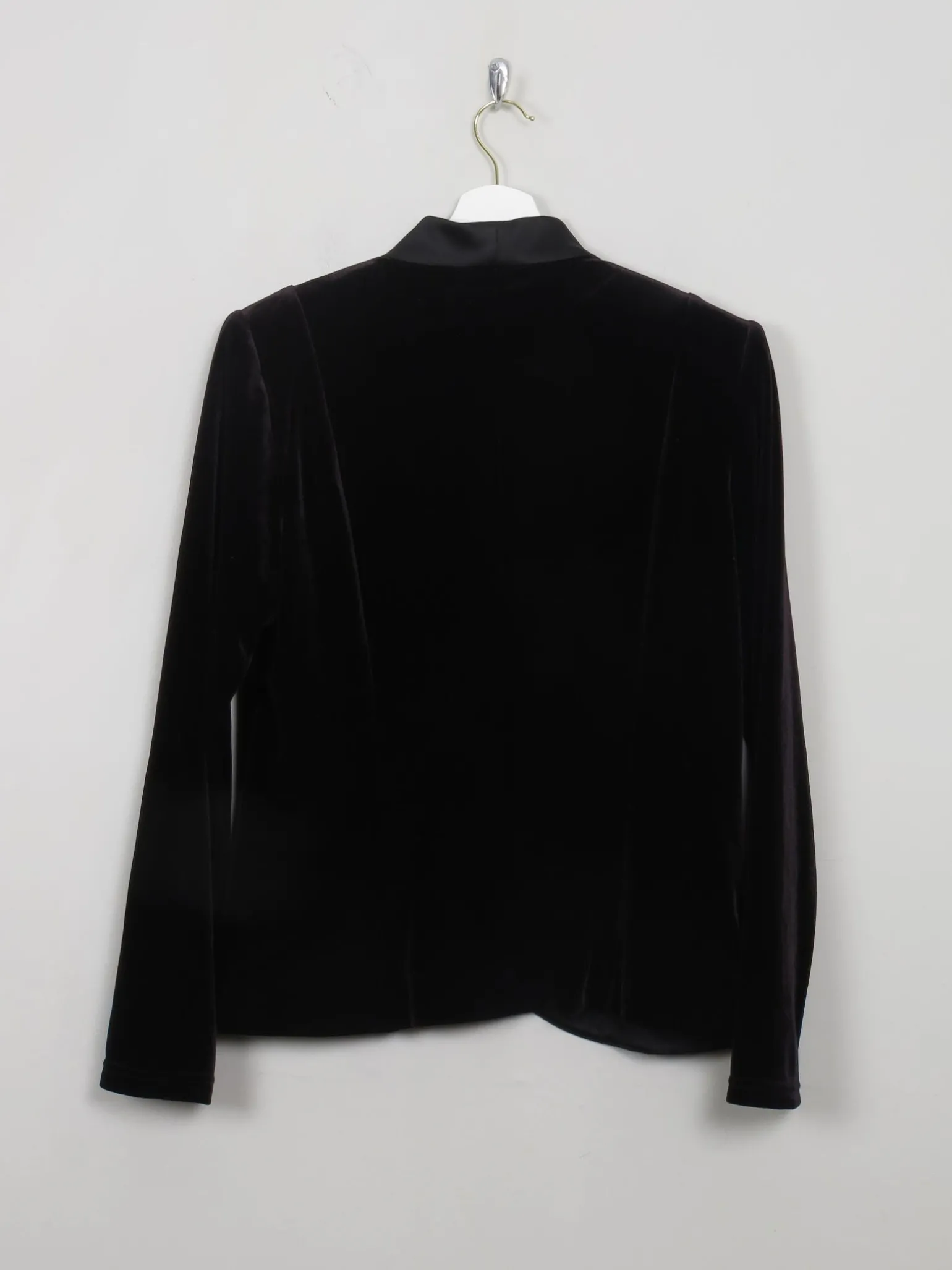 Women's Vintage Black Vera Mont Velvet Jacket S/M