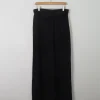 Women's Vintage Black Wool Maxi Skirt M