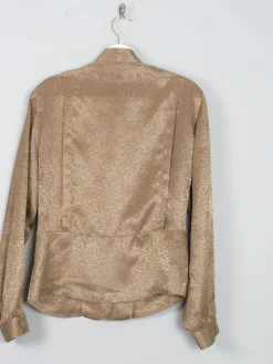 Women's Vintage Blouse Coffee S