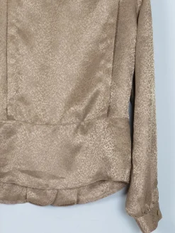 Women's Vintage Blouse Coffee S