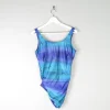 Women’s Vintage Blue & Purple Swimsuit L