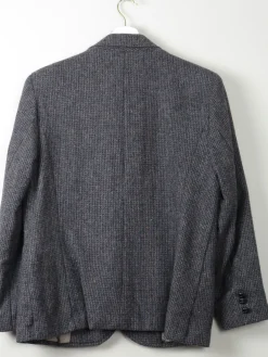 Women's Vintage Blue Tweed Jacket M