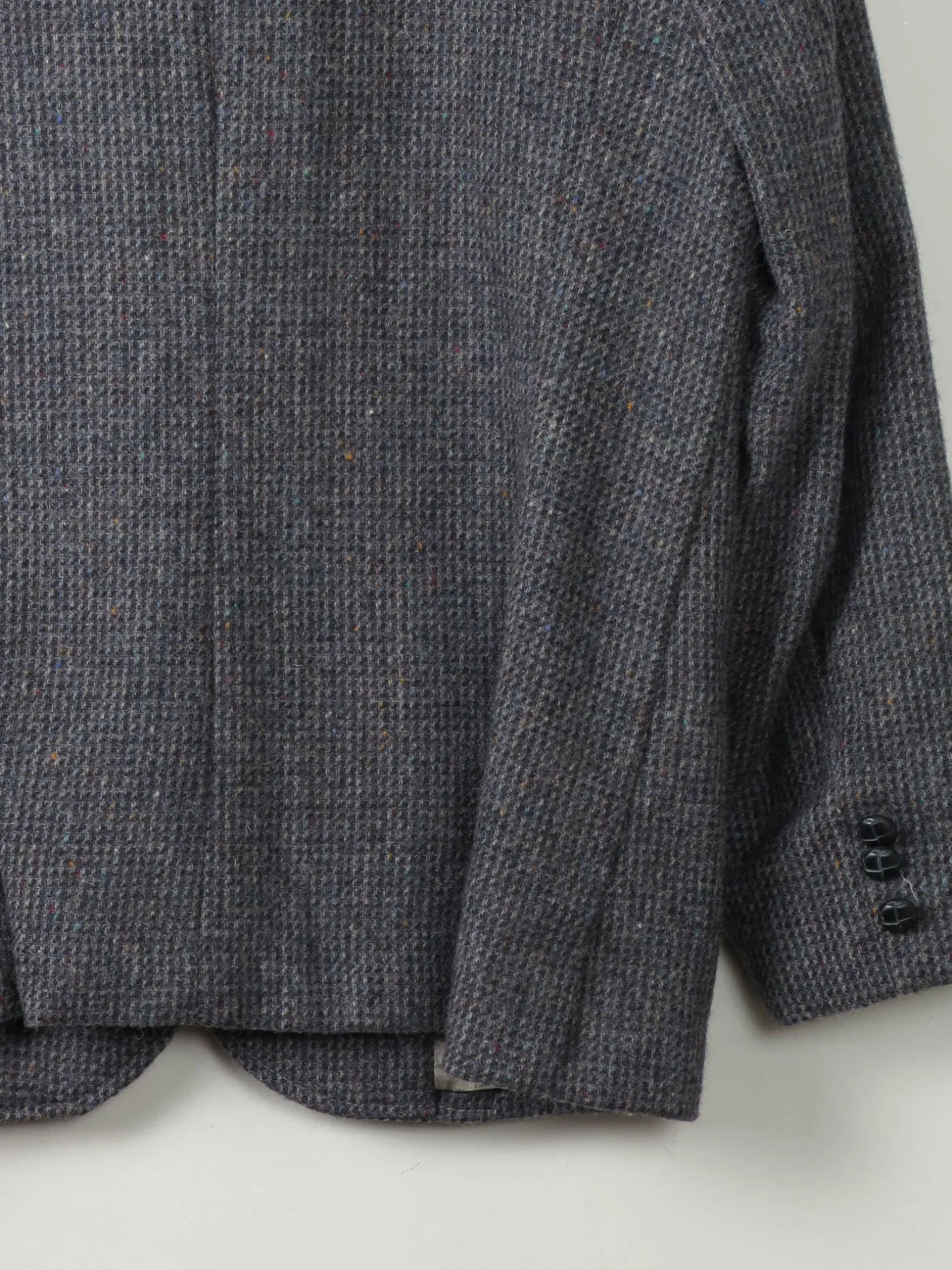 Women's Vintage Blue Tweed Jacket M