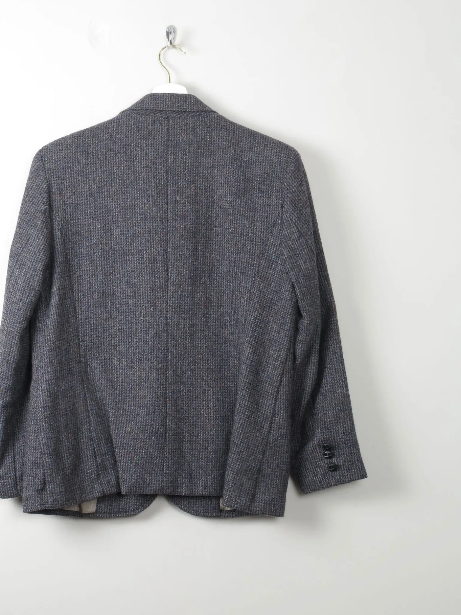 Women's Vintage Blue Tweed Jacket M