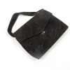 Women's Vintage Brocade Brown Handbag
