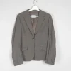 Women's Vintage Brown Check Vintage 90s Jacket S 10