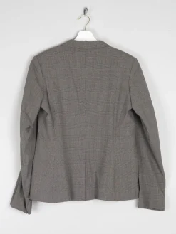 Women's Vintage Brown Check Vintage 90s Jacket S 10