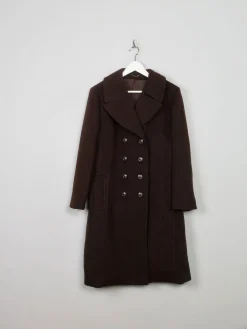 Women's Vintage Brown Coat L