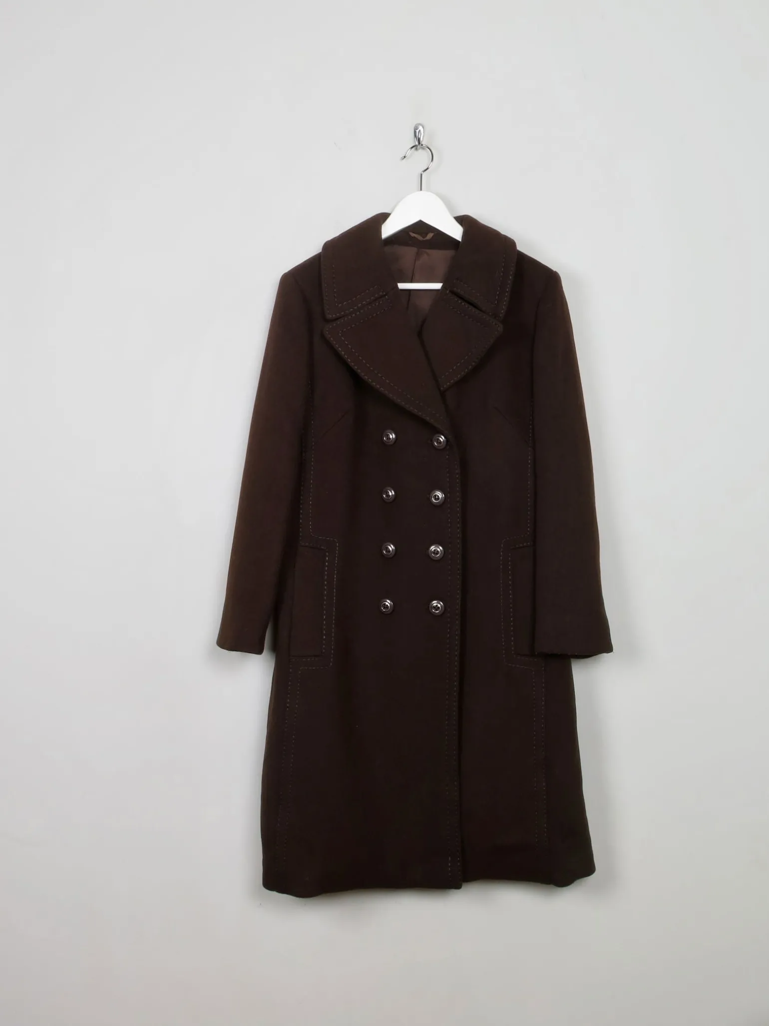 Women's Vintage Brown Coat L